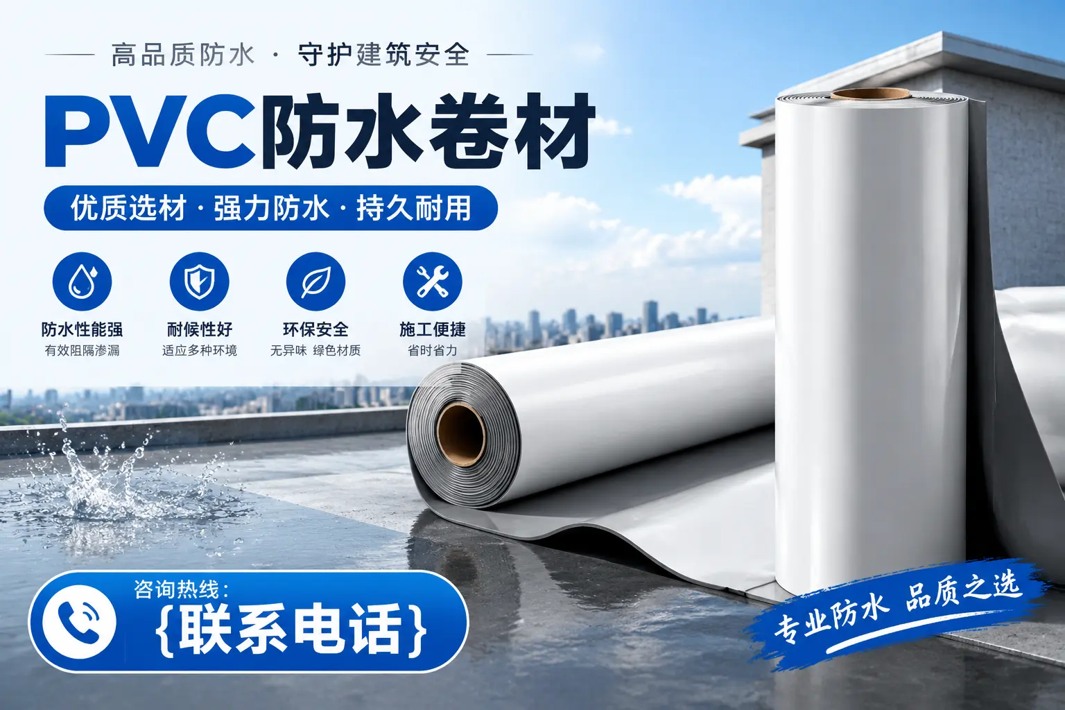 PVC防水卷材的选购技巧与注意事项，助您在榆林找到合适产品